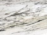 A Very Large Florence Knoll 1960's Oval Arabescato Marble Dining Table for Roche Bobois
