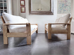 A 1970's French Three-Seater Sofa with French Linen Upholstery