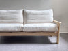 A 1970's French Three-Seater Sofa with French Linen Upholstery