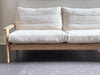A 1970's French Three-Seater Sofa with French Linen Upholstery