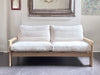 A 1970's French Three-Seater Sofa with French Linen Upholstery