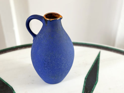 1970's Cobalt German Studio Pottery