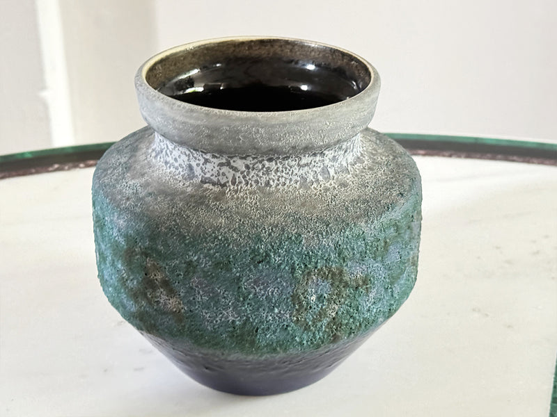 1970's Blue German Studio Pottery