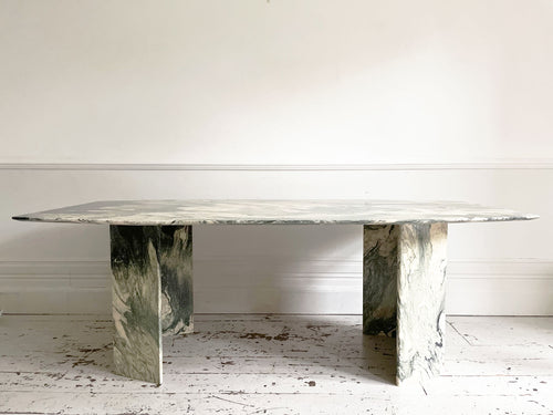 A 1970's Italian Luna Marble Dining Table