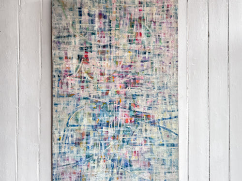 A 1970's Oil on Canvas Abstract Artwork from Florentine Art School II