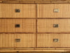 A 1970's Vivai Del Sud Italian Rattan & Bamboo Three Drawer Sideboard