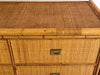 A 1970's Vivai Del Sud Italian Rattan & Bamboo Three Drawer Sideboard