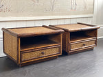 A Pair of 1970's Roche Bobois Bedside Tables