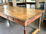 A Late 19th C Walnut Dining Table of Beautiful Colour with Secret Drawer