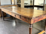 A Late 19th C Walnut Dining Table of Beautiful Colour with Secret Drawer