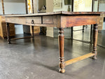 A Late 19th C Walnut Dining Table of Beautiful Colour with Secret Drawer