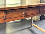 A Late 19th C Walnut Dining Table of Beautiful Colour with Secret Drawer