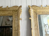 A Pair of Early 19th C Split Plate Gilt Wood Mirrors