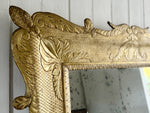 A Pair of Early 19th C Split Plate Gilt Wood Mirrors