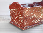 A Rare 19th C French 'Belgian Rouge' Marble Bath