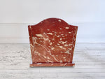 A Rare 19th C French 'Belgian Rouge' Marble Bath