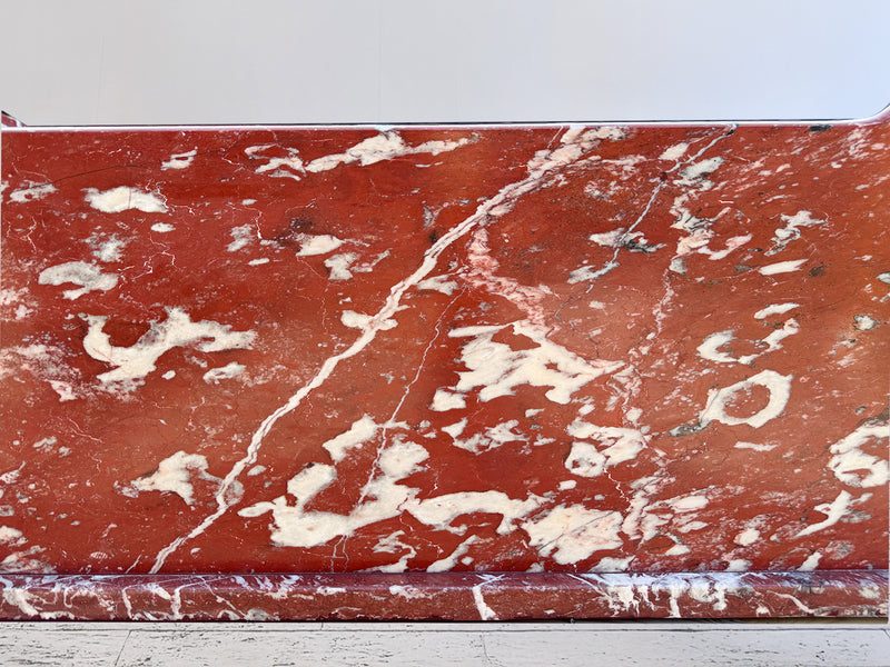 A Rare 19th C French 'Belgian Rouge' Marble Bath