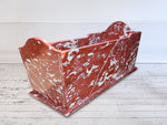 A Rare 19th C French 'Belgian Rouge' Marble Bath