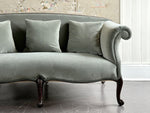 An Elegant 19th C Velvet Sofa in the Late 18th C Style