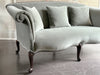 An Elegant 19th C Velvet Sofa in the Late 18th C Style