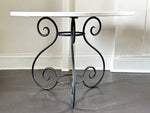 A 19th C Round Marble Top Centre Table with Malachite, Welsh Slate & Porphyry Inlay