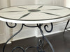 A 19th C Round Marble Top Centre Table with Malachite, Welsh Slate & Porphyry Inlay