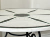A 19th C Round Marble Top Centre Table with Malachite, Welsh Slate & Porphyry Inlay