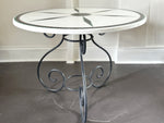 A 19th C Round Marble Top Centre Table with Malachite, Welsh Slate & Porphyry Inlay