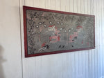 A Charming Early 19th C Painted Swedish Canvas
