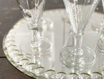 A Set of 6 Antique French Wine Glasses