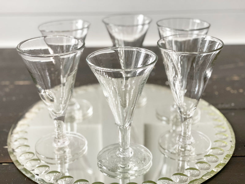 A Set of 6 Antique French Wine Glasses – Streett Marburg