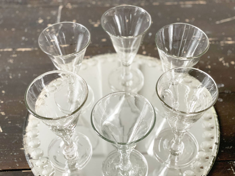 A Set of 6 Antique French Wine Glasses – Streett Marburg