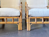 A Pair of 1960's French Bamboo Armchairs