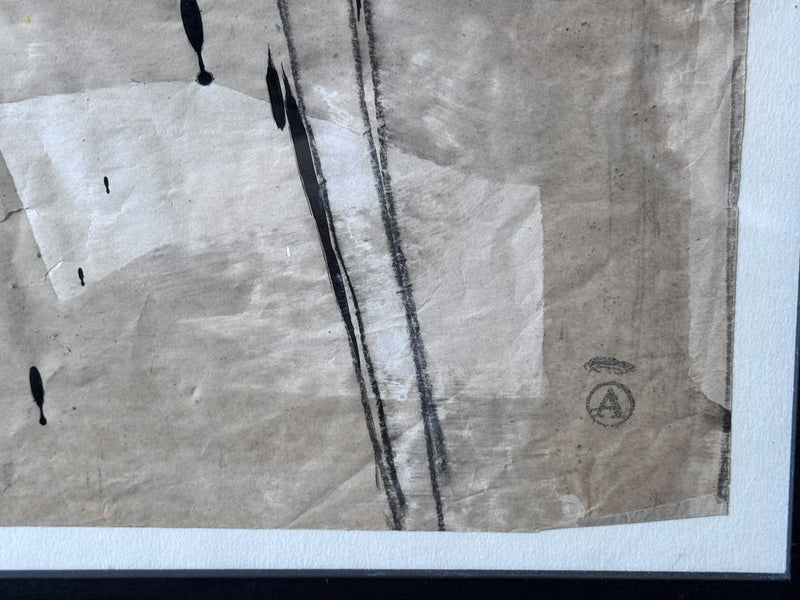 An Abstract Acrylic on Paper by Angel Darisio