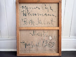 An Abstract Oil on Canvas of Porte St Martin by EV Weinmann