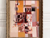 A 1950's Abstract Acrylic on Card in Montparnasse Frame III