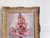 A 1950's Abstract Acrylic on Card in Montparnasse Frame I