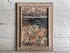 An Abstract Landscape by Jean-Pierre Villeneuve in Montparnasse Frame