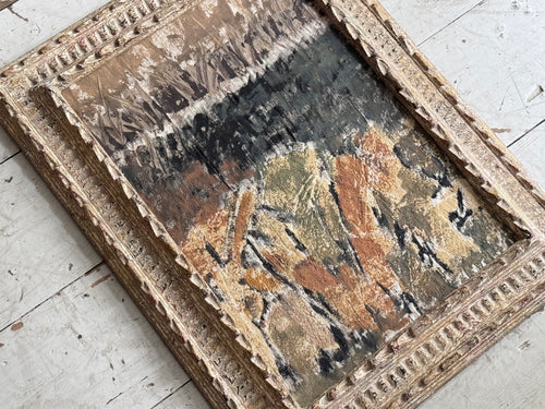 An Abstract Landscape by Jean-Pierre Villeneuve in Montparnasse Frame