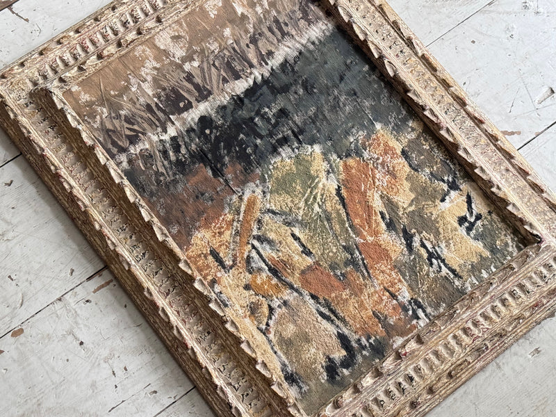 An Abstract Landscape by Jean-Pierre Villeneuve in Montparnasse Frame