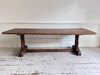 An 18th C French Elm Trestle Table