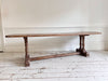 An 18th C French Elm Trestle Table