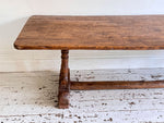 An 18th C French Elm Trestle Table