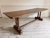 An 18th C French Elm Trestle Table