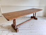 An 18th C French Elm Trestle Table