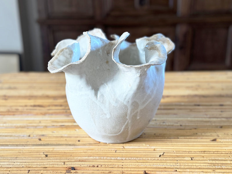 'Argent' Ceramic Vase by Anna Scholz