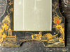 A Small Early 20th C Chinoiserie Lacquered Mirror