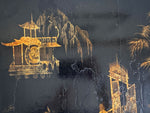 An Antique French Lacquered Chinoiserie Sofa Table
