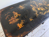 An Antique French Lacquered Chinoiserie Sofa Table