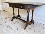 An Antique French Lacquered Chinoiserie Sofa Table